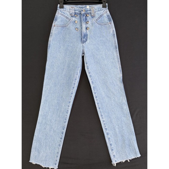 Rocky Mountain Denim - Rocky Mountain Jeans Women's Size 25/1 Blue High Rise Western VTG Bling D Ring